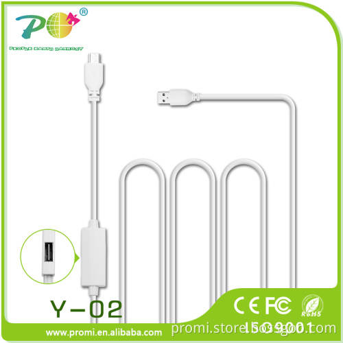 New upgrade double side USB OTG Y Cable for Samsung
